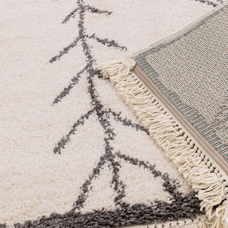 Pickerel Berber Style Cream Rug, Rectangle 160 x 230cm