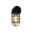 Mayer Maxlite Outdoor Wall Light, Decorative Jelly Jar Style, Black Finish, E26 Base Socket, Exterior Wall Lantern Sconce For Front Door, Garage, Patio And Porch