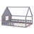 Lenard Kids Full Size Wood House Bed-134861595