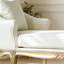Chaise longue simple en bois massif sculpté
