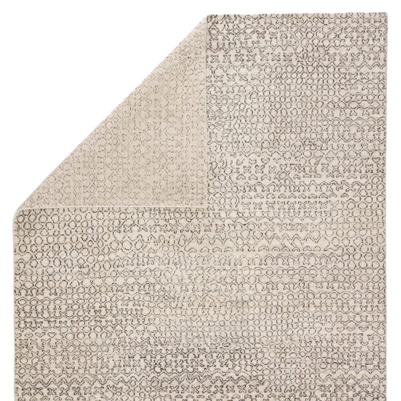 Reverb By Pollack Hand Knotted Wool Geometric Area Rug, Rectangle 9' x 12'