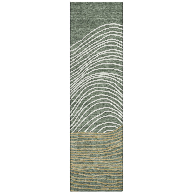 Machine Washable Indoor/Outdoor Chantille ACN2350 Stripes Rug, Runner 2'3" x 7'6"