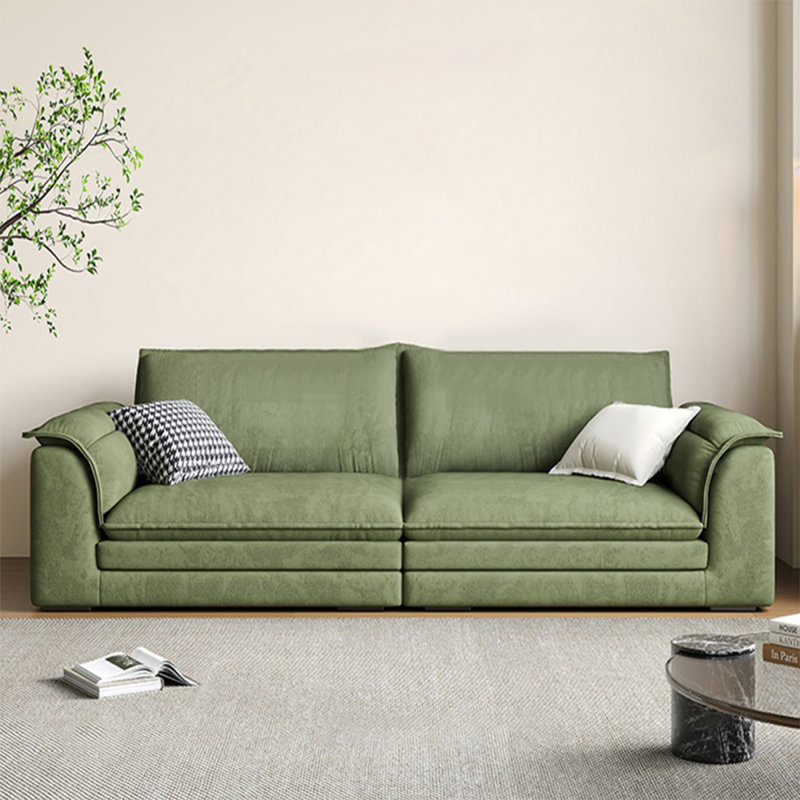 Coussin modulaire vert 100% polyester