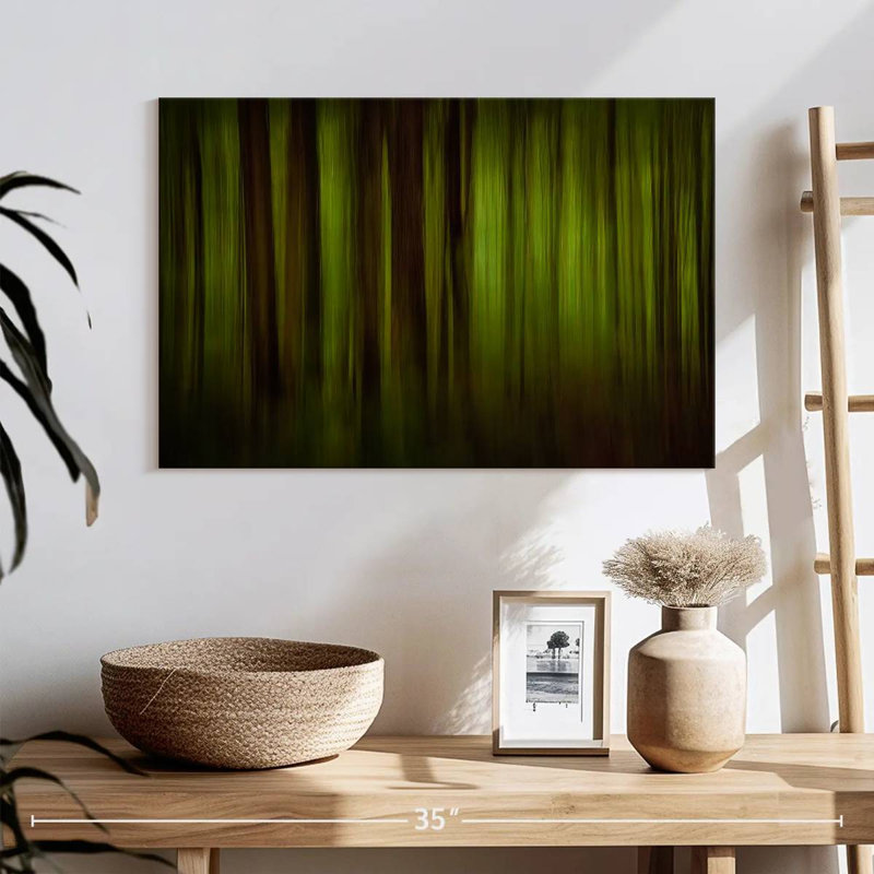 Avery Dark Green Abstract