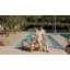 Pacific Outdoor Square Teak Bar Table