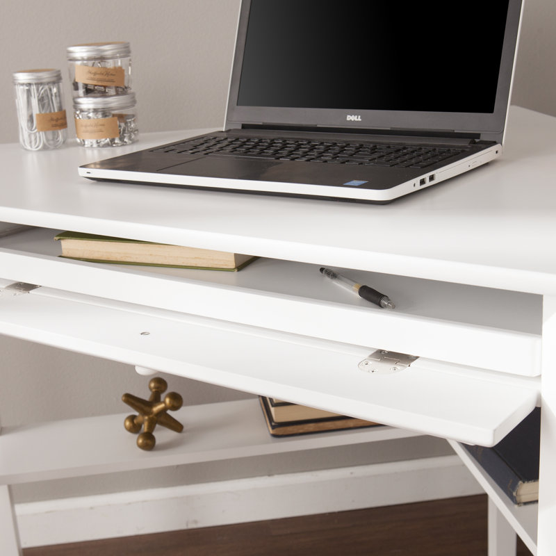 Corner Writing Desk, White