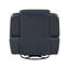 Fauteuil inclinable et pivotant moderne bleu, tissu d'ameublement respirant en similicuir 1pc