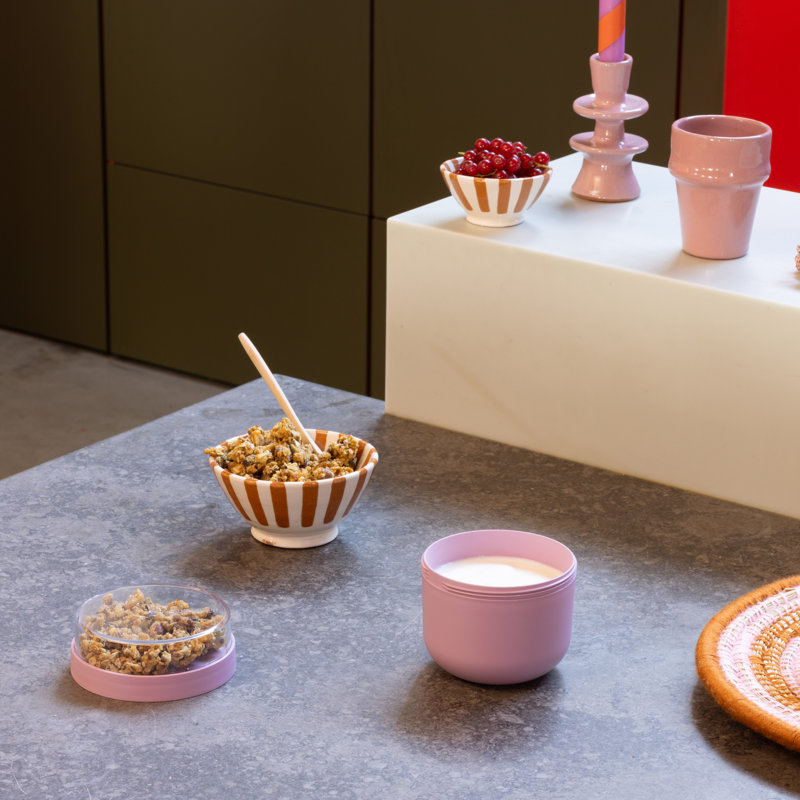 Brabantia Make & Take Breakfast Bowl, Lilac Pink