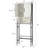 Trijal 69'' H Metal and Wood Over the Toilet Storage-377015031