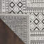 Tapis intérieur / extérieur gris / blanc Ady-1889001013