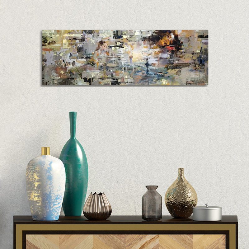 Dream - No Frame Panoramic Painting on Canvas, 30.48 cm H x 91.44 cm W x 3.175 cm D