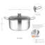 Stainless Steel Stock Pot with Lid-1897551807