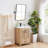 Kellner 24x32'' Rectangular Aluminum Framed in Matte Black Modern Bathroom Pivot Wall Mirror