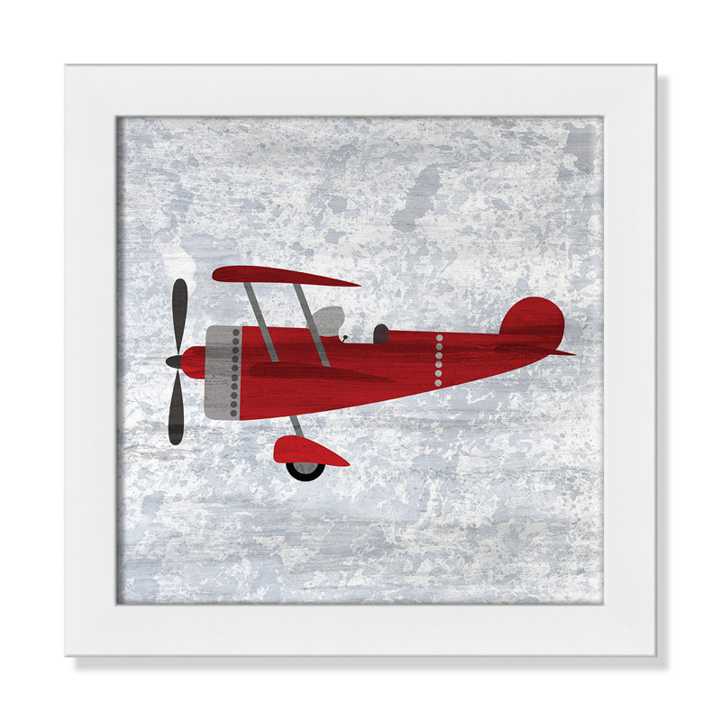 Impression sur papier rouge 2, H 12 po x l 12 po x P 0,6 po, Encadré plat blanc