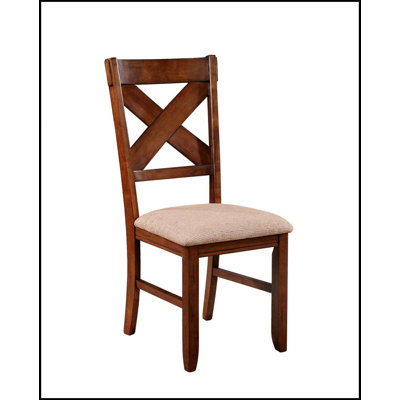 Ensemble de 2 chaises de salle à manger en tissu Raven