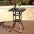 Caruthers Rectangular Metal Outdoor Bistro Table
