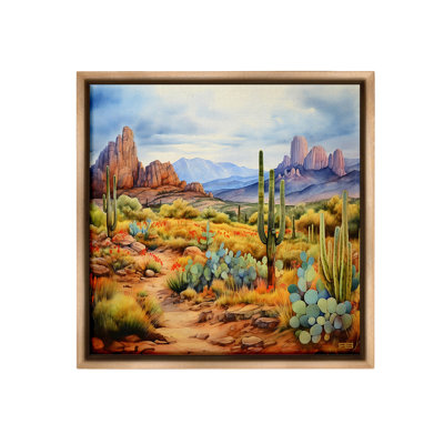 "Vast Desert Mesa" par RB sur toile