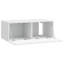 Unfinished TV Stand for TVs up to 28" with Fireplace Included-147838992-146266995