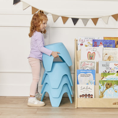 Ensemble de table et tabouret ECR4Kids Ayana, mobilier pour enfants, 5 pièces