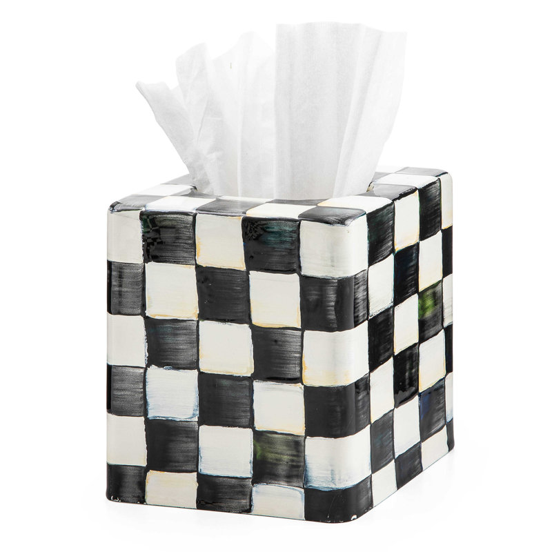 MacKenzie Childs Courtly Check® Boutique Tissue Box Cover Reviews