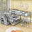 Fabriana Twin Over Full & Twin 3 Drawers L-Shaped Bunk Bed with Storage-857286081
