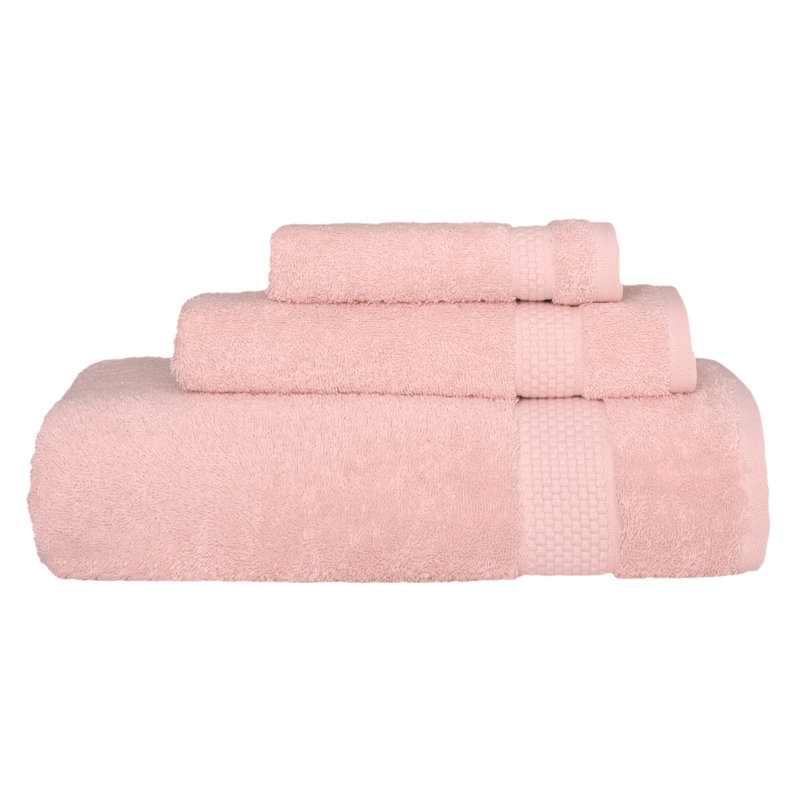 Ensemble de serviettes en coton éponge Starlight, Pink