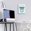 «Trendy Skull» par Rachel Caldwell, art mural en verre acrylique-95905322