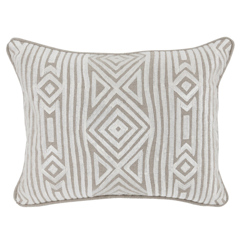 Embroidered Throw Pillow