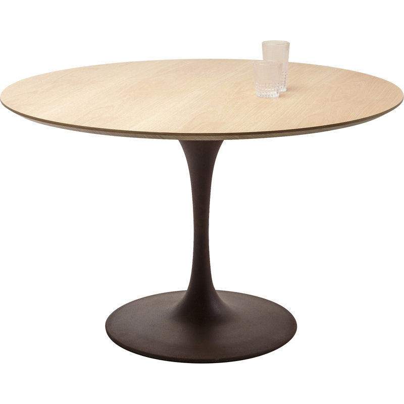 Table Invitation Set Ebony, Brown/Beige, H76 x L120 x W120cm