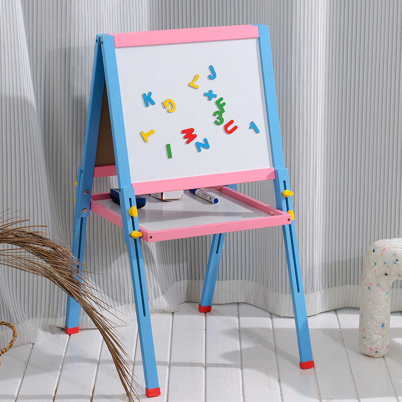 Blue Elephant Folding Wood Board Easel
