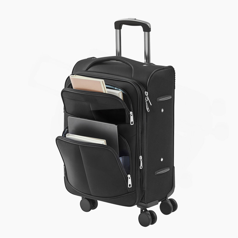 Valise extensible 20 pouces avec roulettes Valise de transport