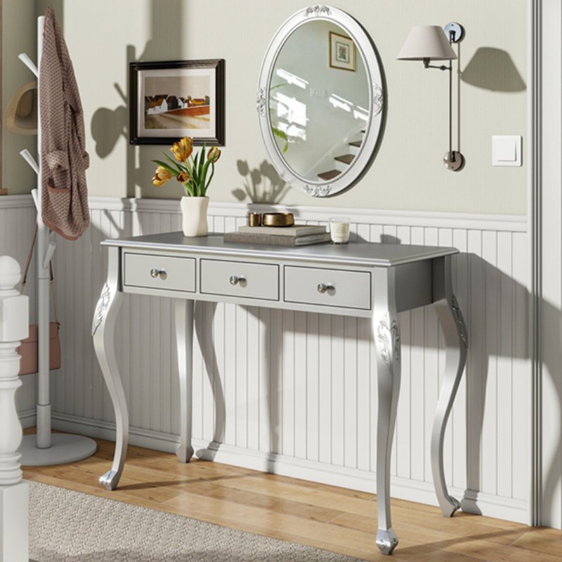 Meuble-lavabo de luxe avec miroir ovale