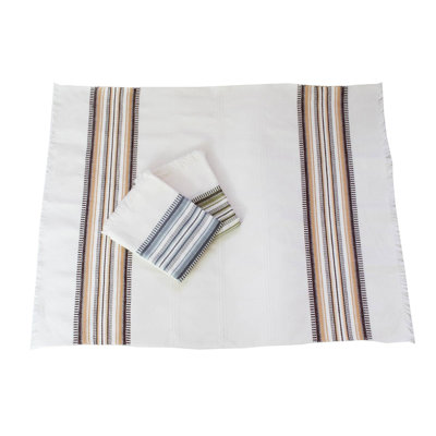 Cotton Stripe Jacquard Dish Cloth Kitchen Towel