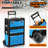 3-In-1 Stackable Tool Box With Wheels, Rolling Hand Case Tool Box Trolley Chest Cabinet With Drawer-192355636