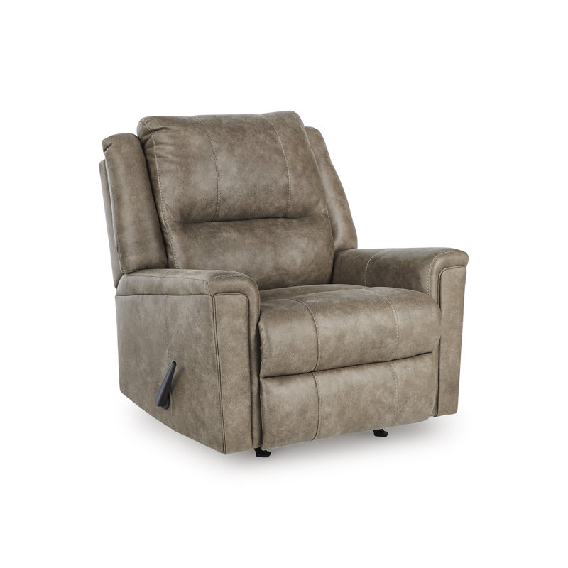Leola Rocker Recliner, Light Gray