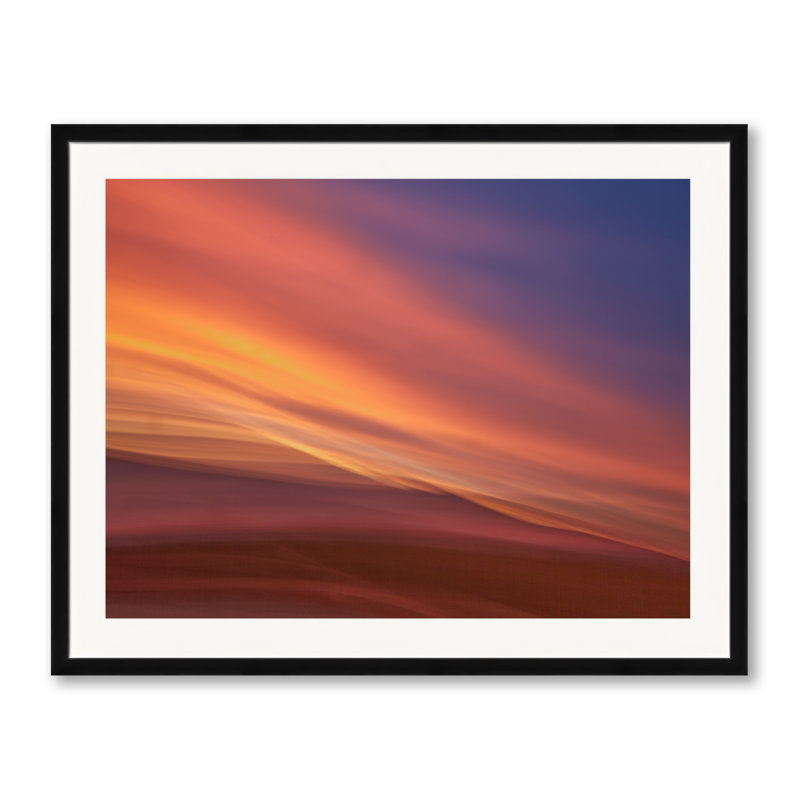 Aerie Iv Print by Monika Hilleary, Black Framed Paper, 25.2" H x 31.2" W
