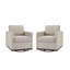 Upholstered Swivel Armchair-2056702185