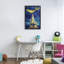 Cadre flottant Whale Constellation At Sea, design par Image World-1865366617-1865366618