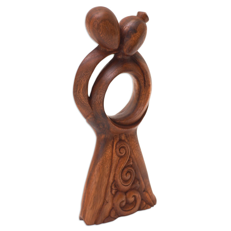 Statuette en bois Ivy Bronx