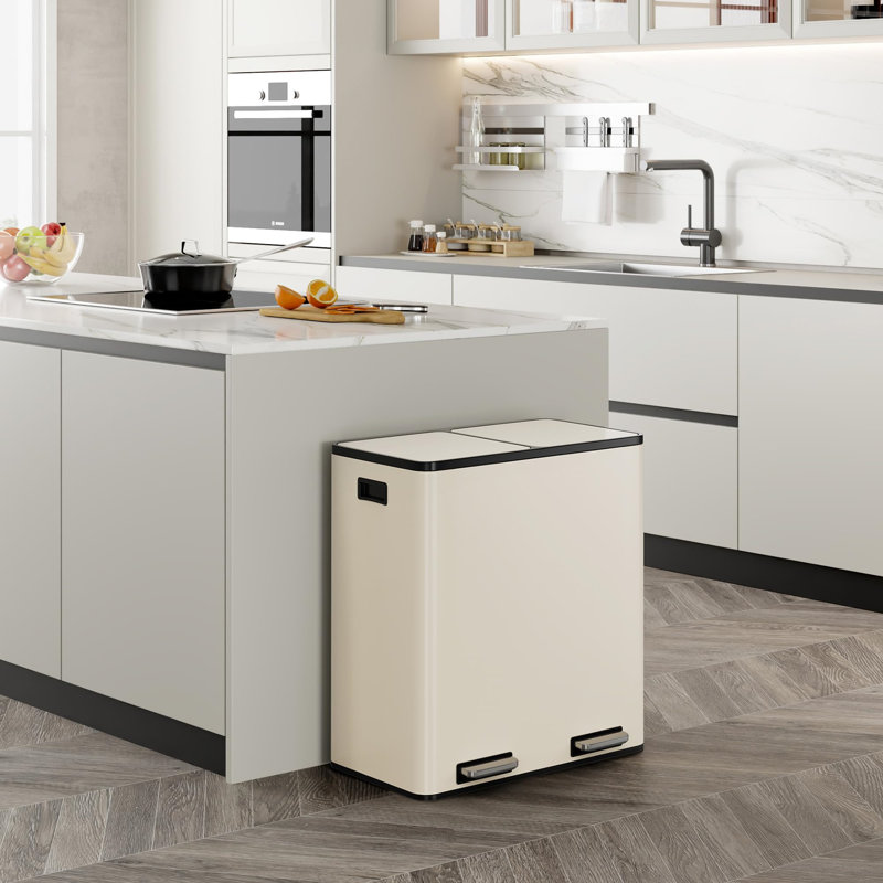 Stainless Steel Step On Waste Bin - 30L
