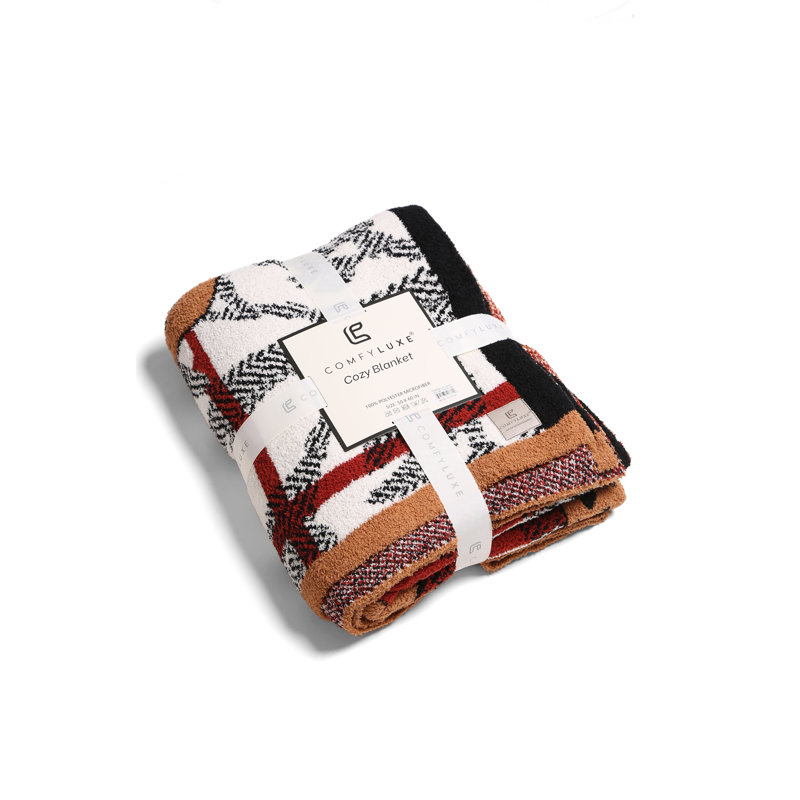 Animals In The Forest Pattern Luxury Soft Throw Blanket - CHEETAH