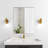 Minoo Metal Rectangle Wall Mirror