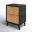 Brimar Modern Farmhouse 2 - Drawer Nightstand in Black/Natural