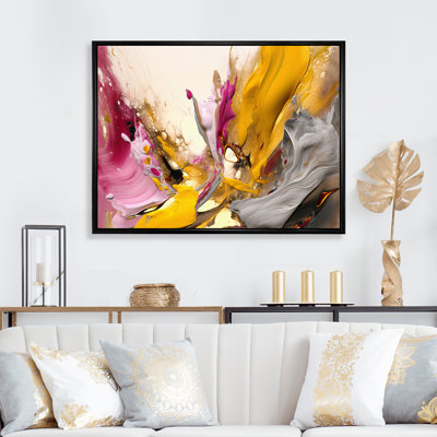 «Luscious Interlude of Divine Secrets Abstract», reproduction sur toile