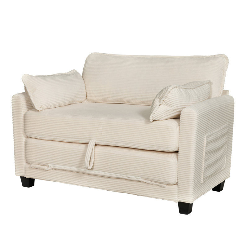 Fauteuil convertible 2-en-1 51 po, Beige