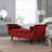 Velvet Upholstered Storage Bench-1372117919