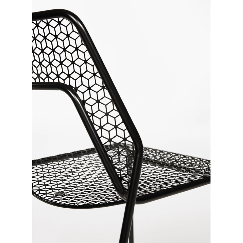 Tabouret Hot Mesh, Noir, Tabouret de comptoir (siège d'une hauteur de 24,4