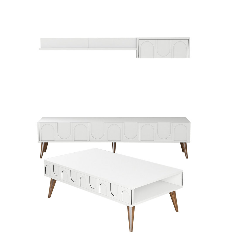 Ensemble de meubles de salon, White