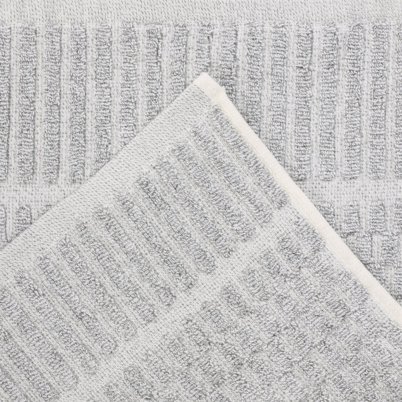 Serviettes de bain Juno, Platine, Serviette de bain - paquet de 2