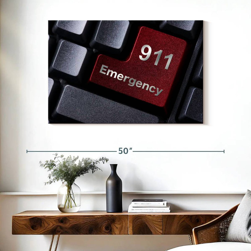 Alcaraz 911 d'urgence, H 26 po x l 39 po